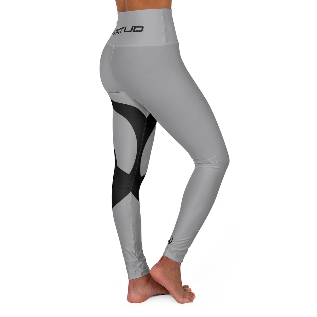 High Waisted Yoga Leggings - GDX BSilver