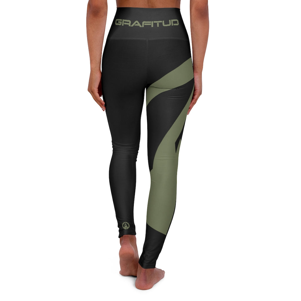 High Waisted Yoga Leggings - GDX Raven Finch