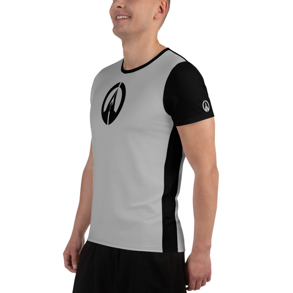 Men's Athletic T-shirt - BSilver