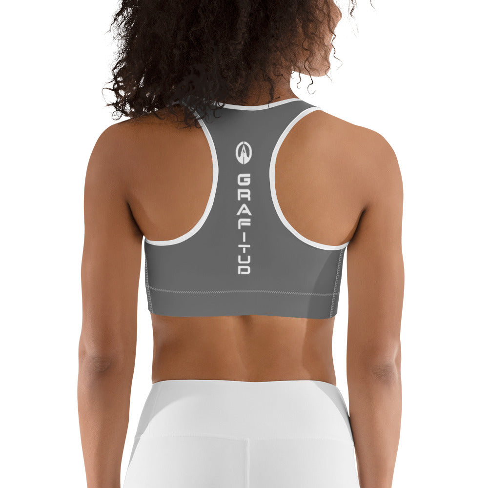 Sports bra - Silver Gray G1