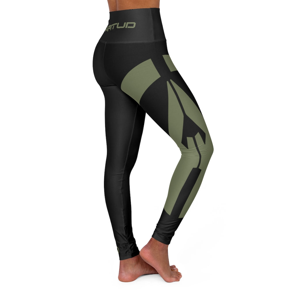 High Waisted Yoga Leggings - GDX Raven Finch