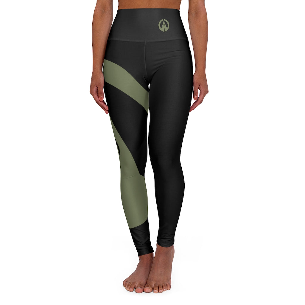 High Waisted Yoga Leggings - GDX Raven Finch
