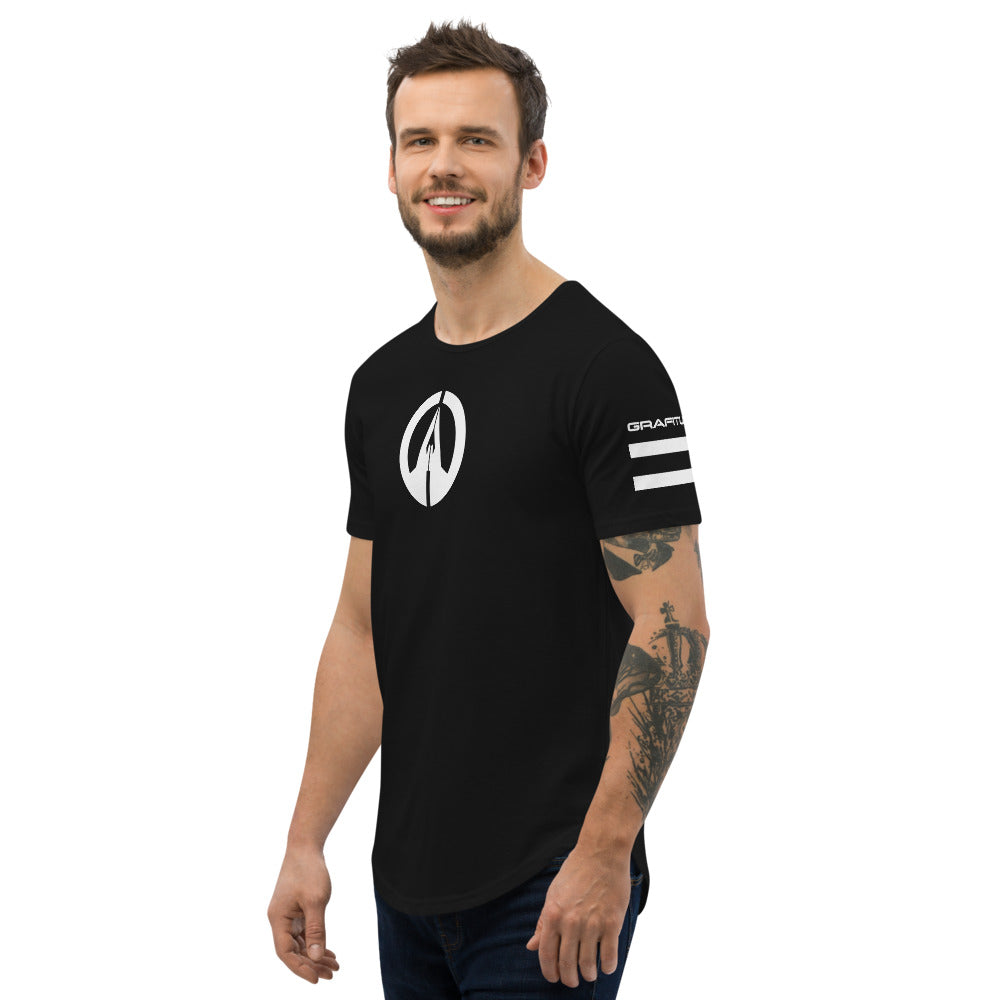 Men's Curved Hem T-Shirt - MJ