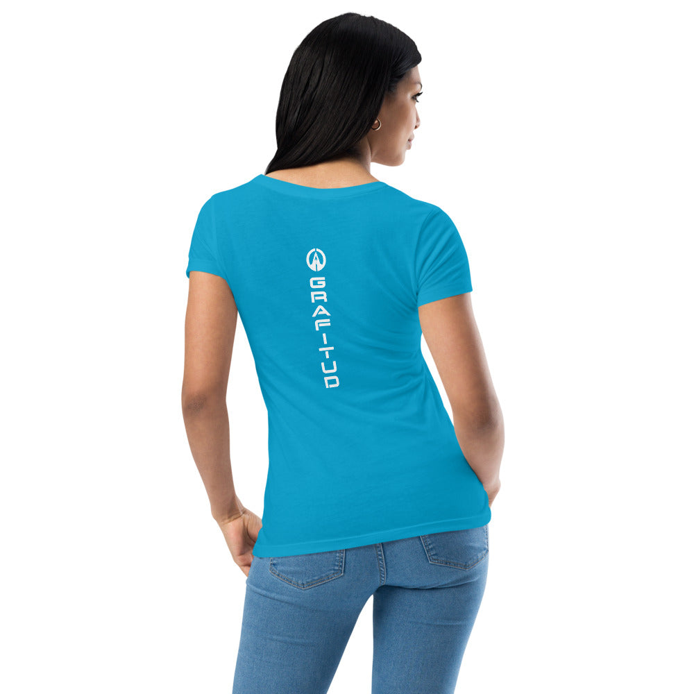 Women’s fitted t-shirt - GFit Raven