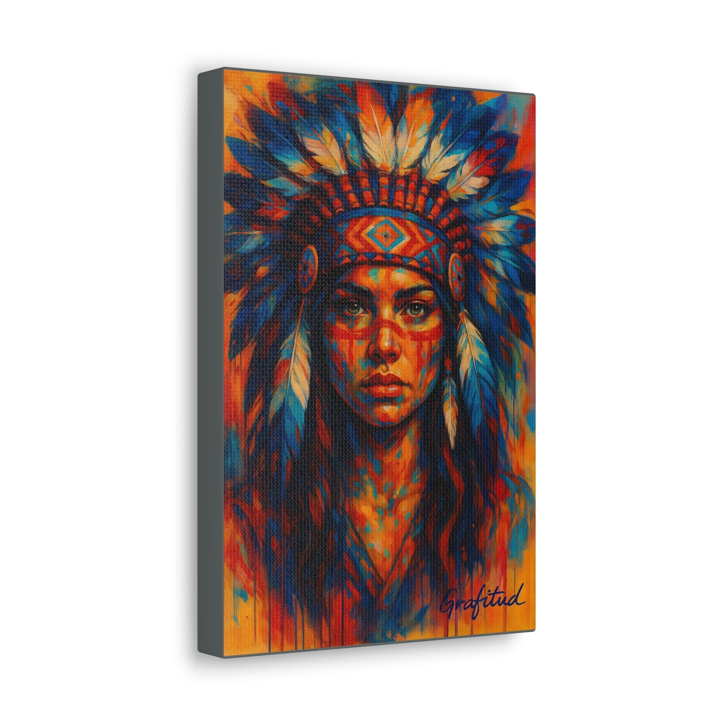 Portal 161 - SPIRITUAL AWAKENING Canvas Art - Sacred Native Woman