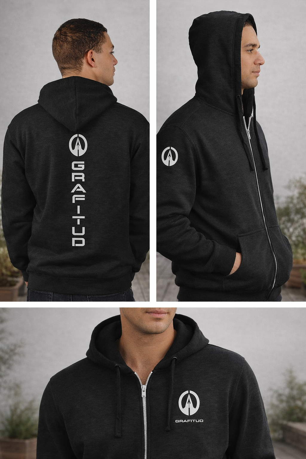 Portal 77 - SPIRITUAL AWAKENING Zip Hoodie - Premium