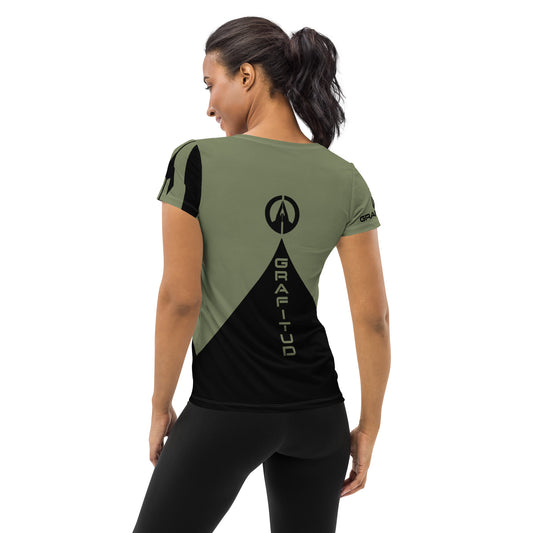 Women's Athletic T-shirt - GDrop BFinch SS
