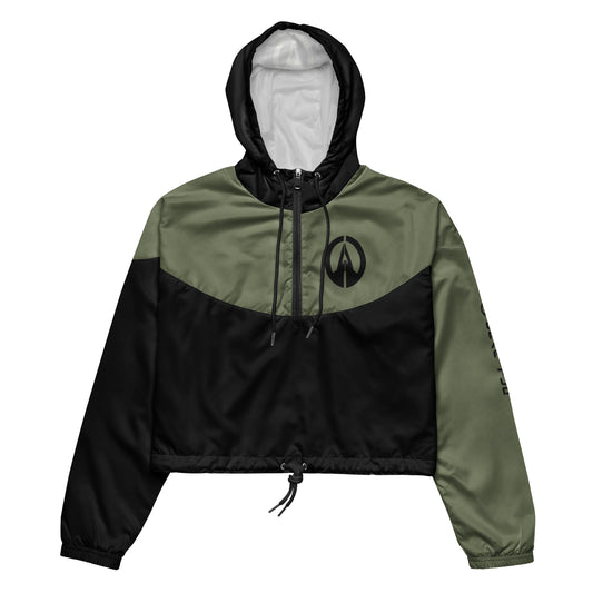 Women’s cropped windbreaker - GD Finch
