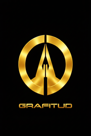 GRAFITUD Logo - With Ring - Black Background