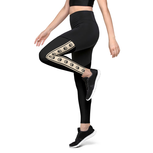 Compression Leggings - GB-Champagne