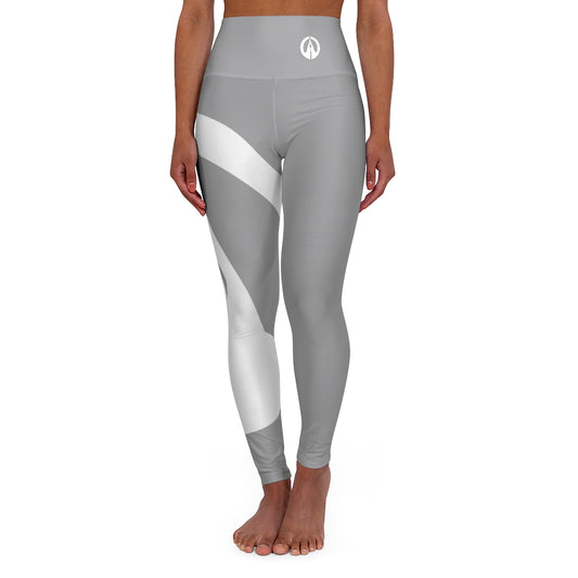 High Waisted Yoga Leggings - GDX Silver