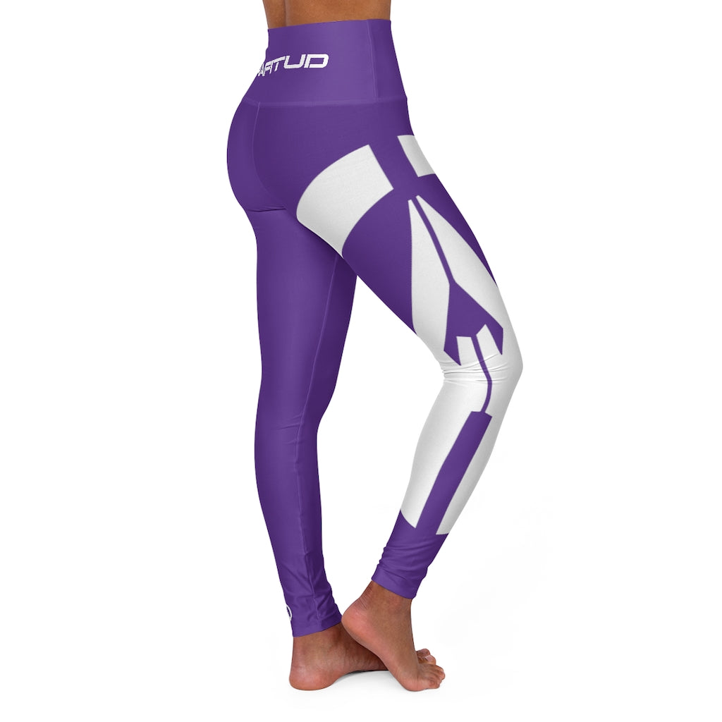 High Waisted Yoga Leggings - GDX Lavender