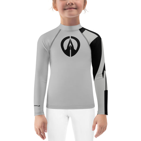 Kids Rash Guard - Silver G5