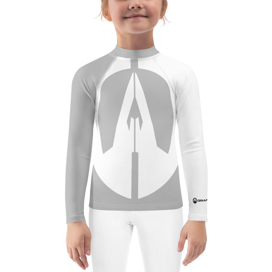 Kids Rash Guard - Silver