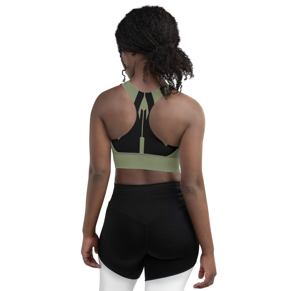 Longline Finch sports bra