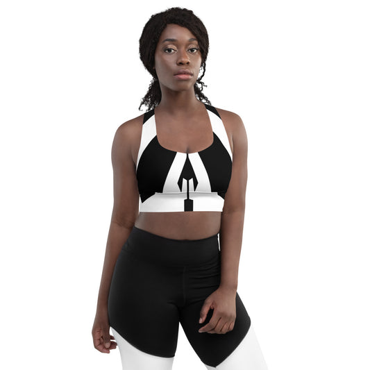 Longline gratitude sports bra