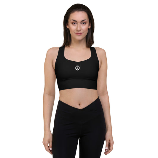 Longline sports bra - GD1 Raven