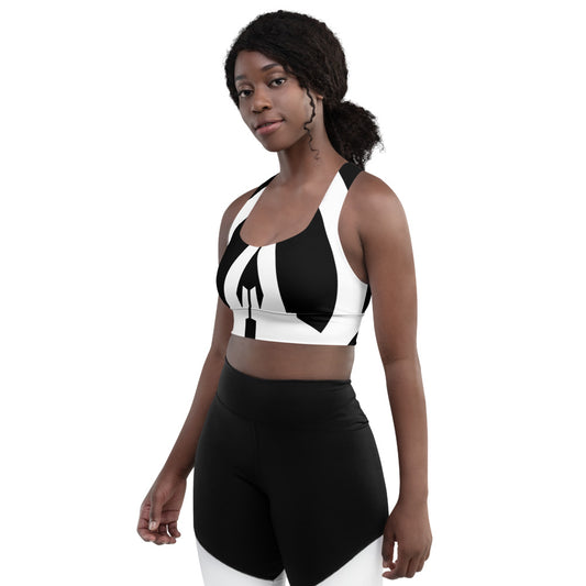 Longline gratitude sports bra