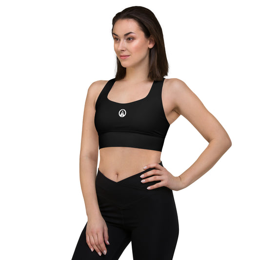 Longline sports bra - GD1 Raven