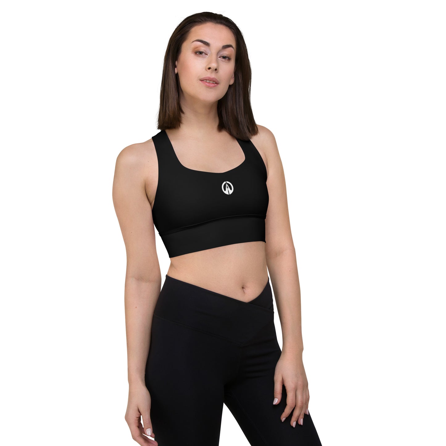 Longline sports bra - GD1 Raven