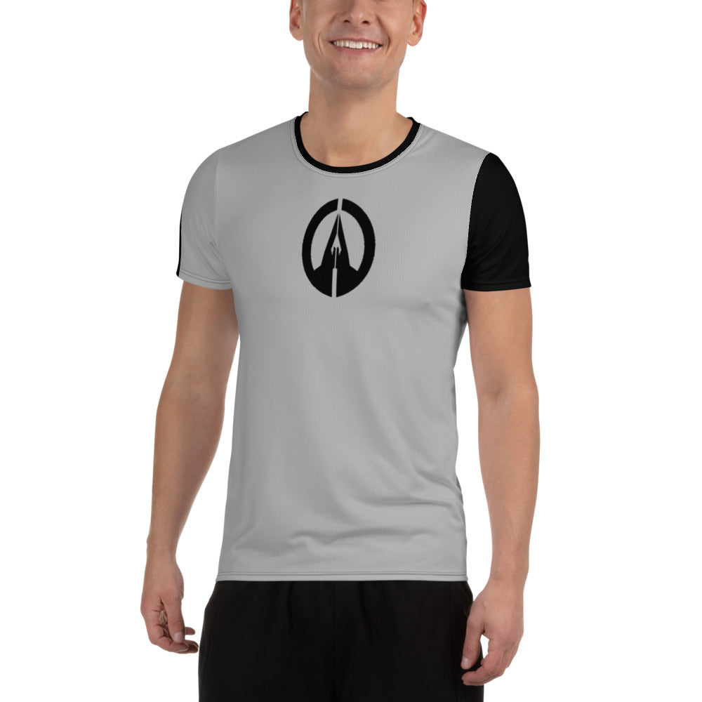 Men's Athletic T-shirt - BSilver