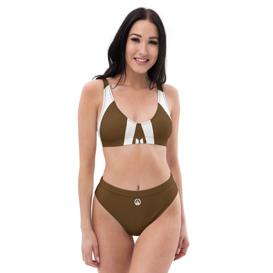 High-waisted gratitude bikini - Bronze