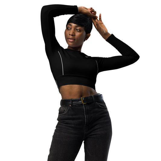 Long-sleeve crop top - GBK Raven