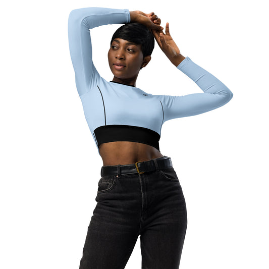 Long-sleeve crop top - GBK B-Sky