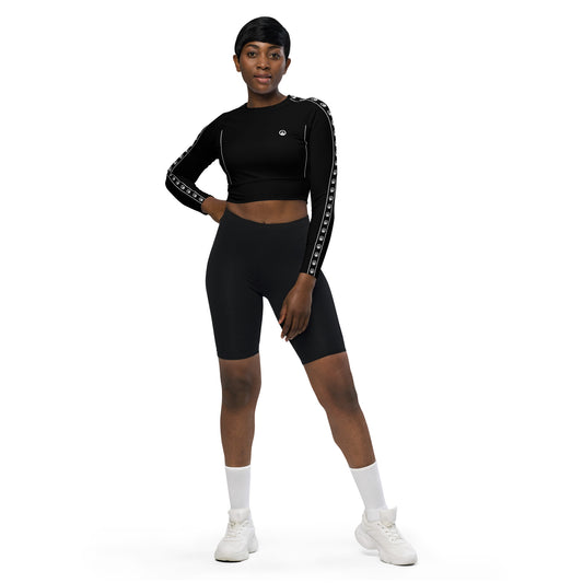 Long-sleeve crop top - GBK Raven