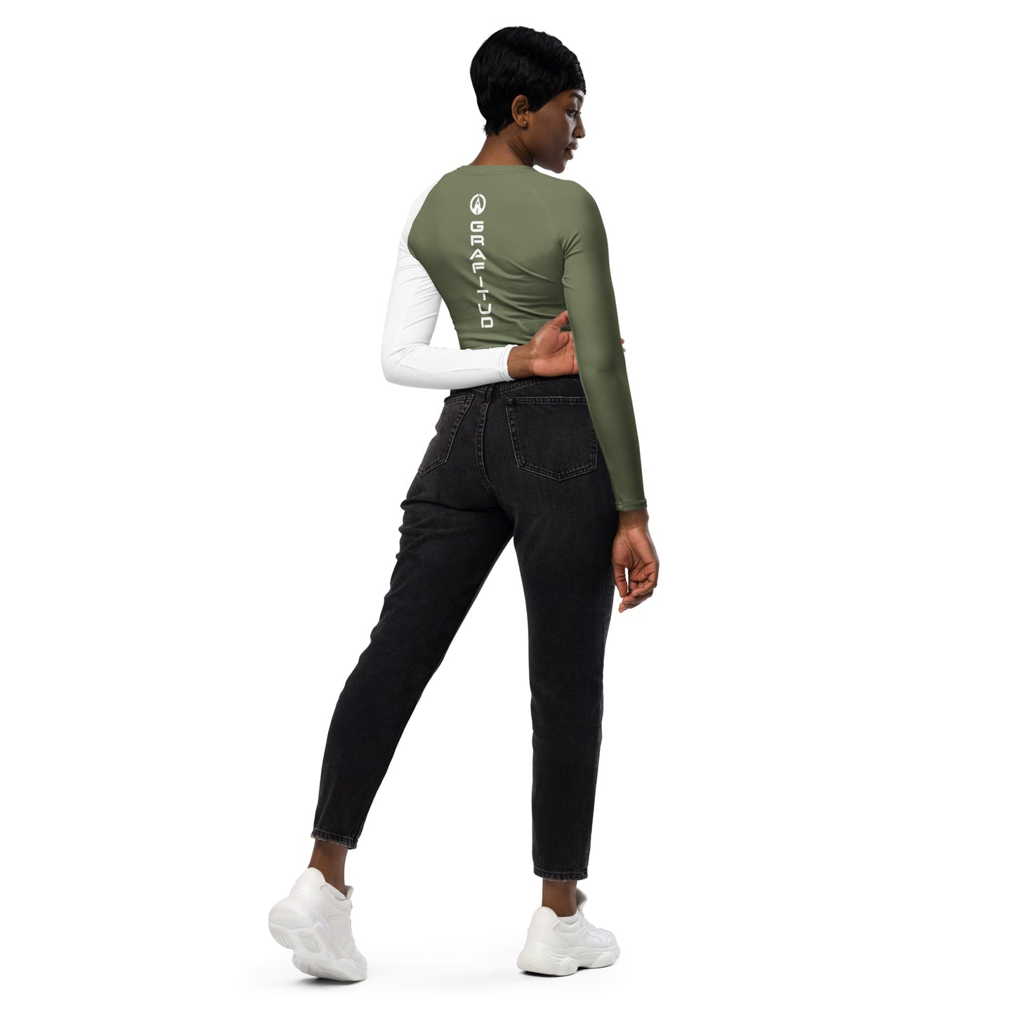 Long-sleeve crop top - G1 W-Finch