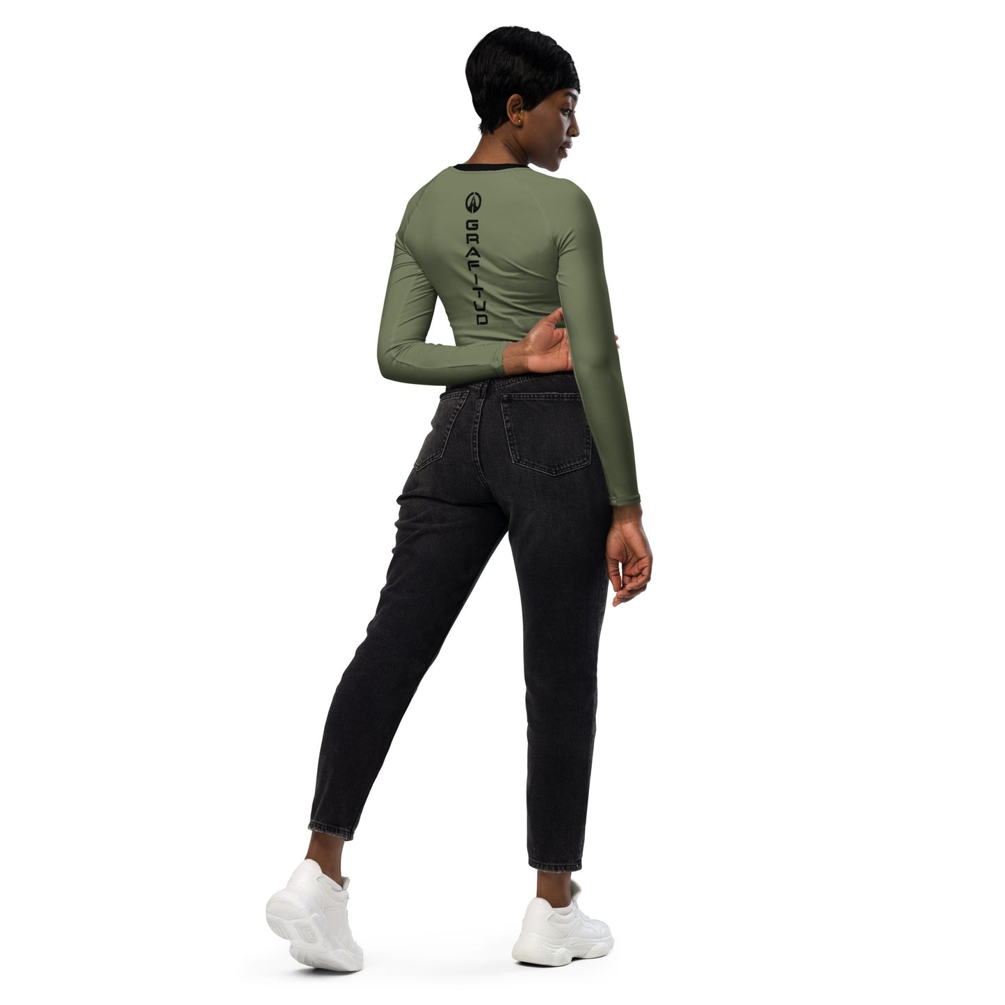 Long-sleeve crop top - GD B-Finch