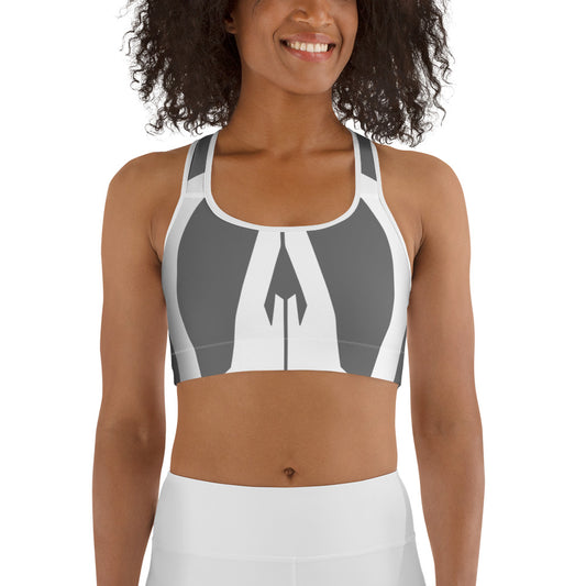 Sports bra - Silver Gray G1