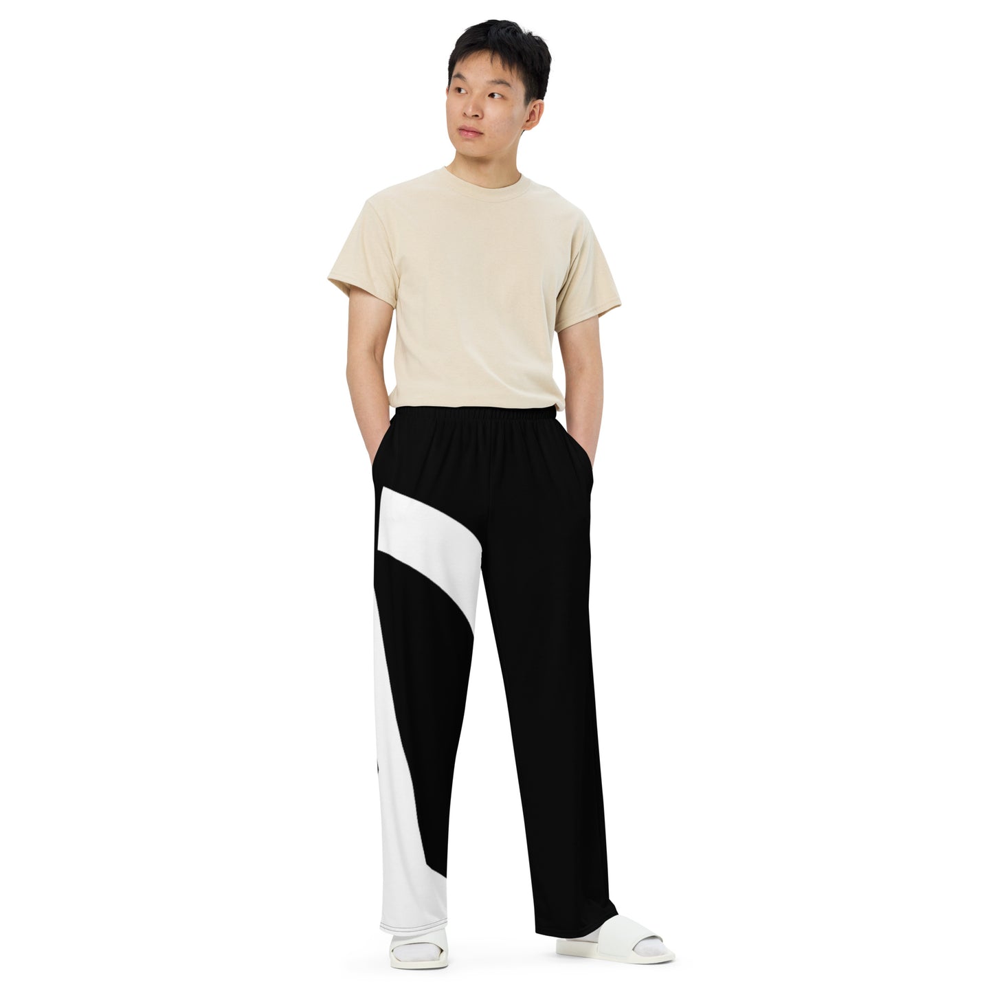 Unisex wide-leg pants - G1 Raven