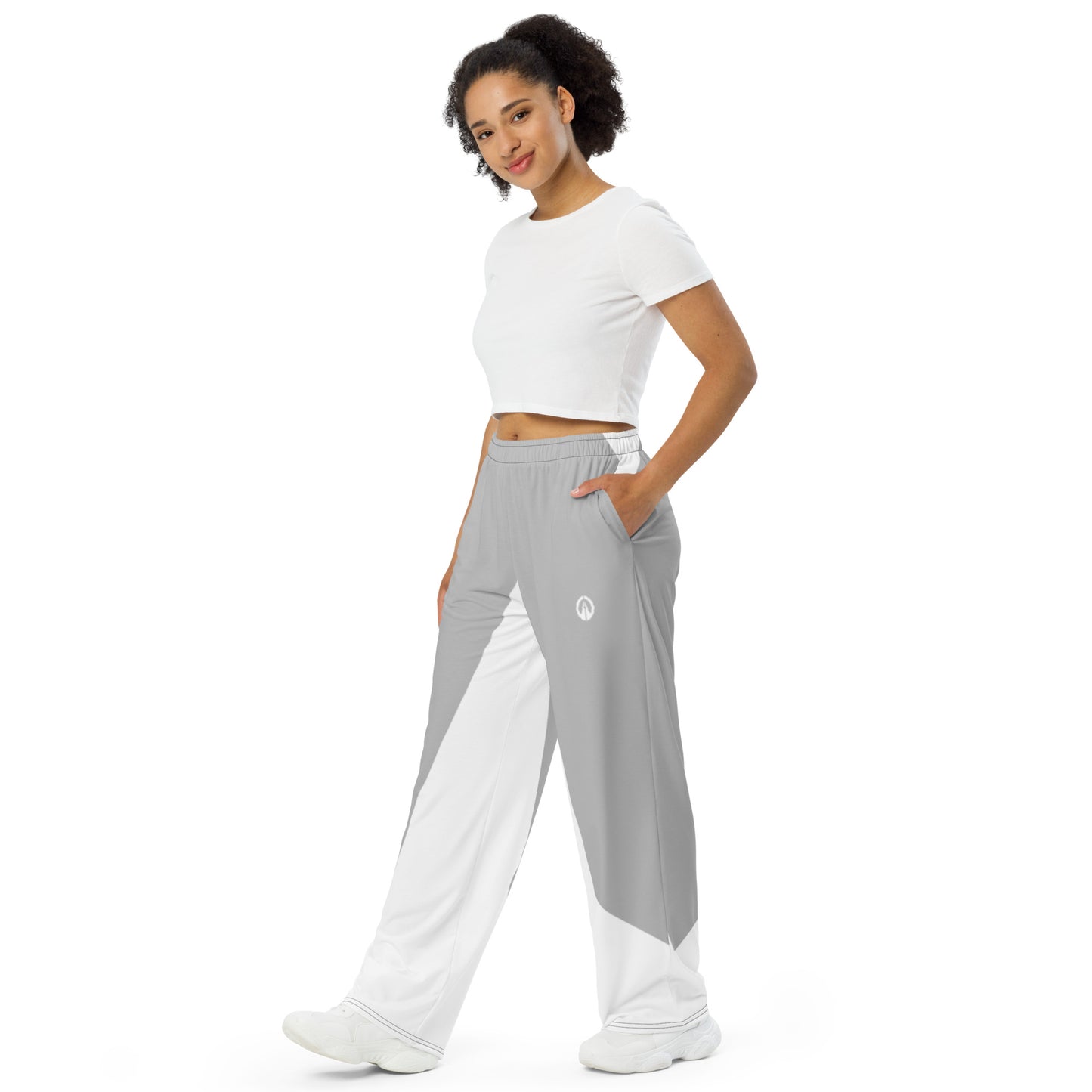 Unisex wide-leg pants - WSilver