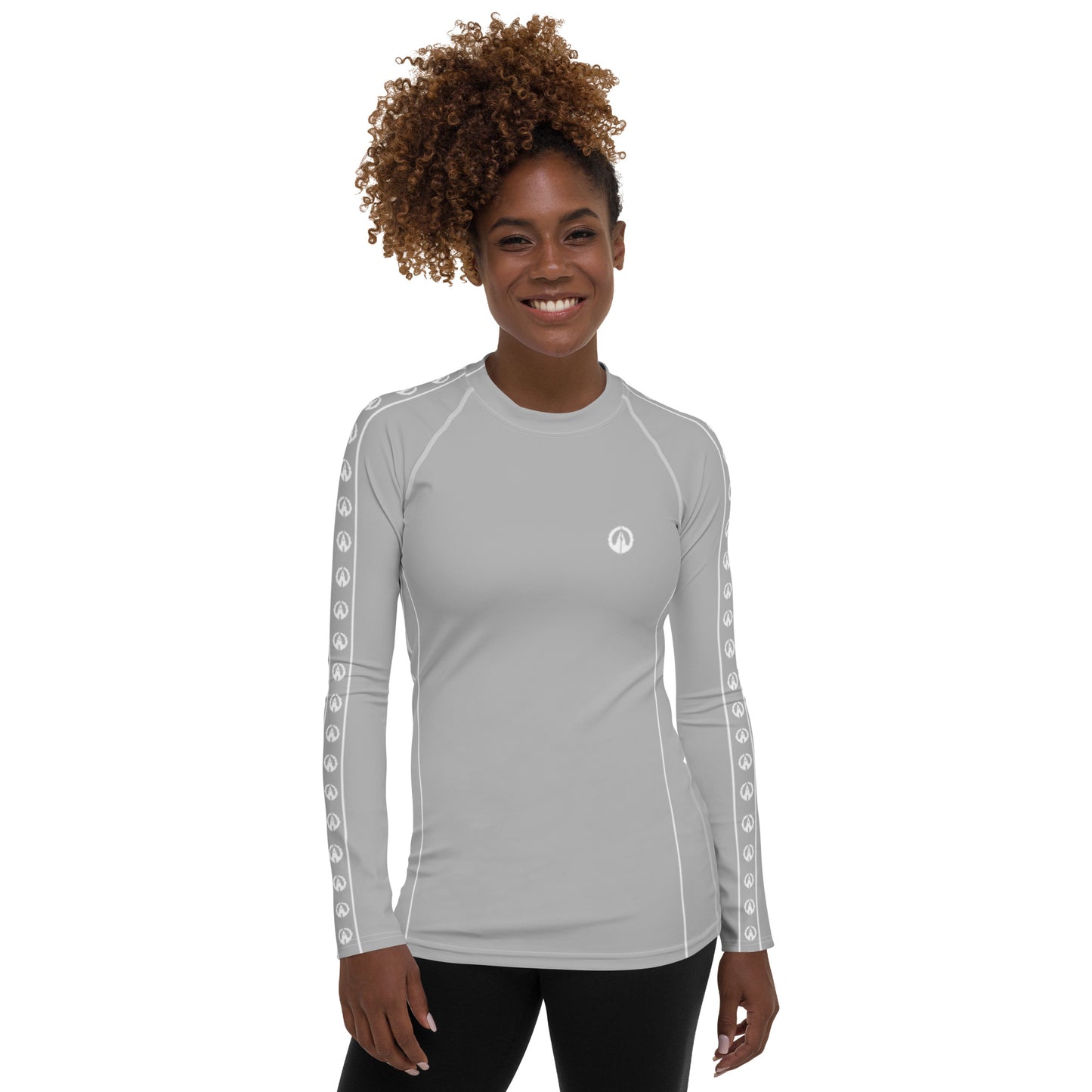 Women's Rash Guard - GB W-Silver