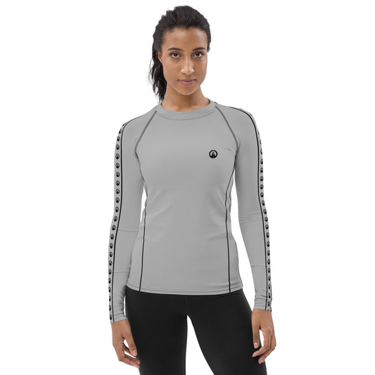 Women's Rash Guard - GB B-Silver