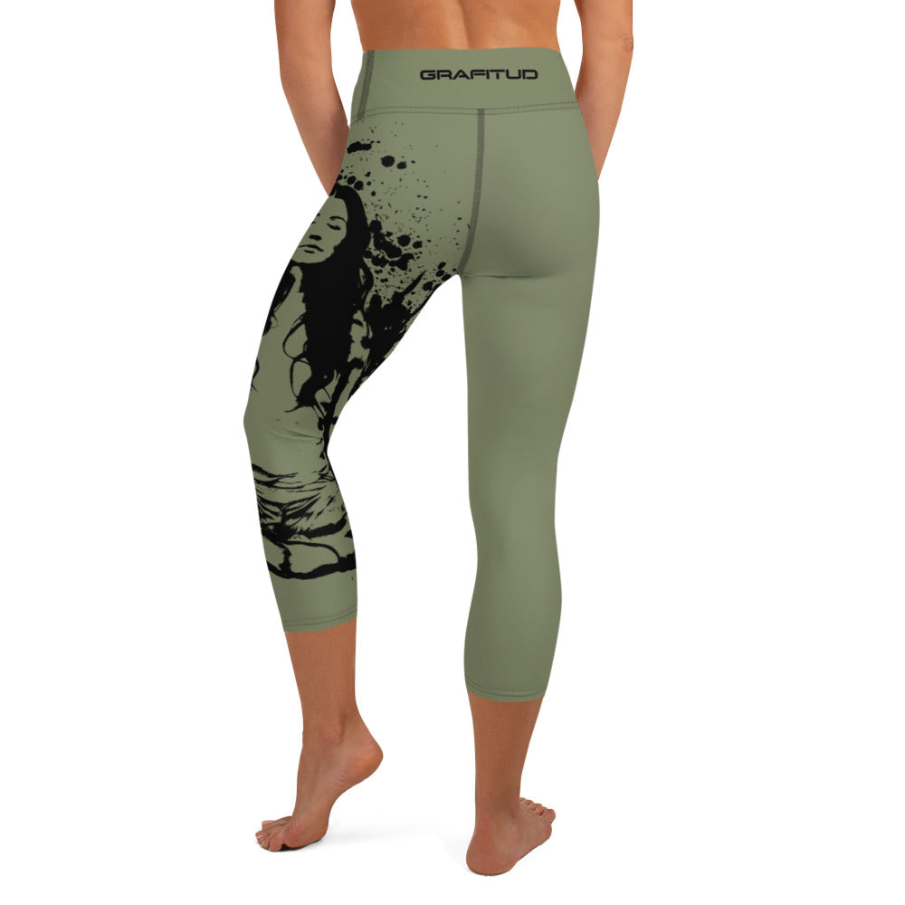 Yoga Comfy Capri Leggings - Namasté Finch