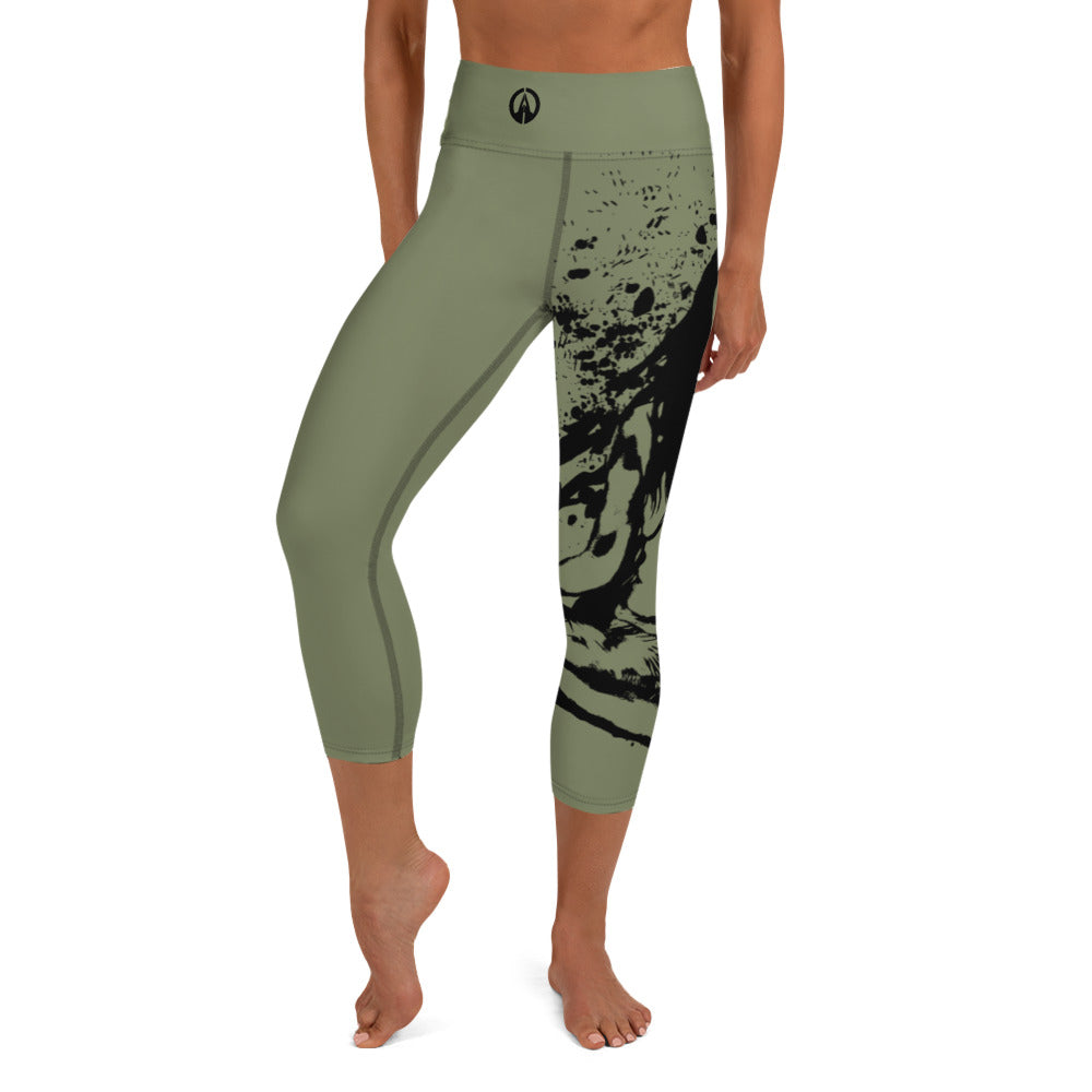 Yoga Comfy Capri Leggings - Namasté Finch