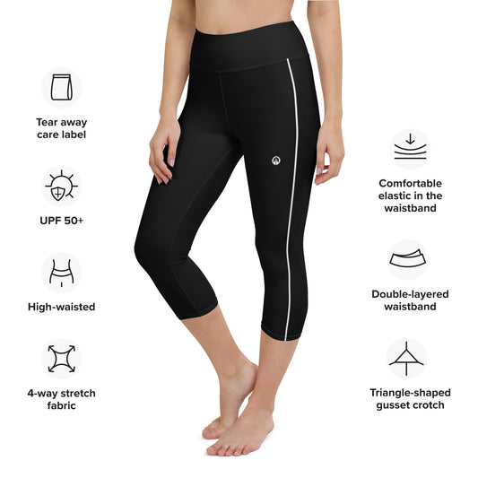 Yoga Capri Leggings - GBC W-Raven