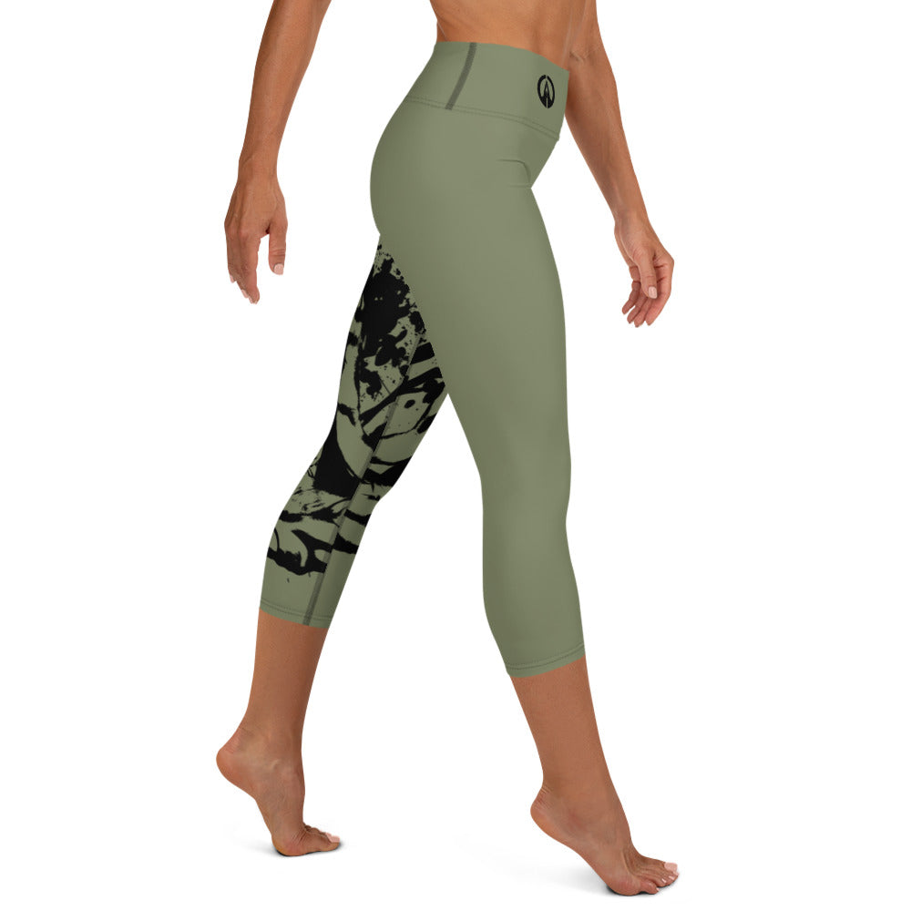 Yoga Comfy Capri Leggings - Namasté Finch