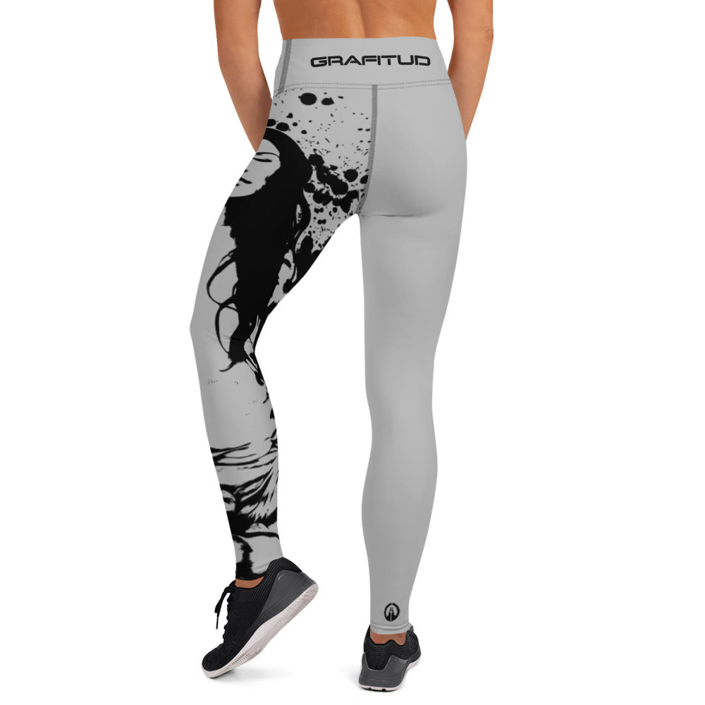 Yoga Comfy High-waisted Leggings - Namasté Silver