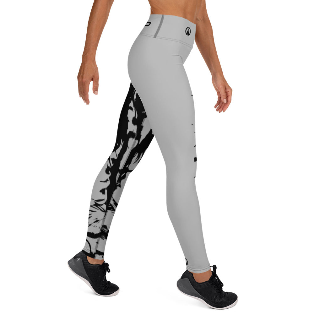 Yoga Comfy High-waisted Leggings - Namasté Silver