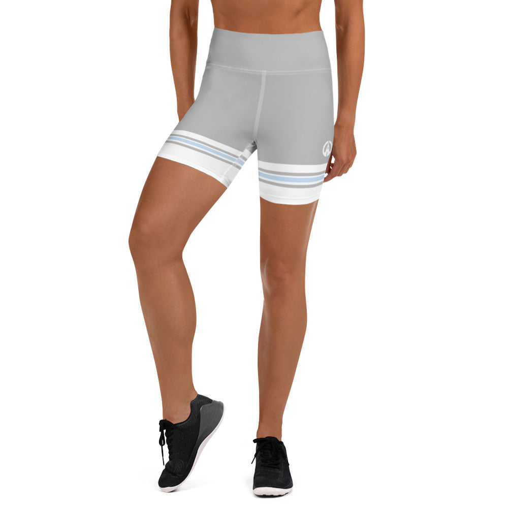 Yoga Shorts - GS Silver