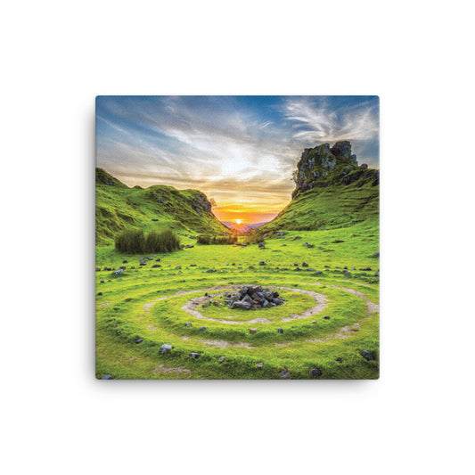 Grateful circle Canvas