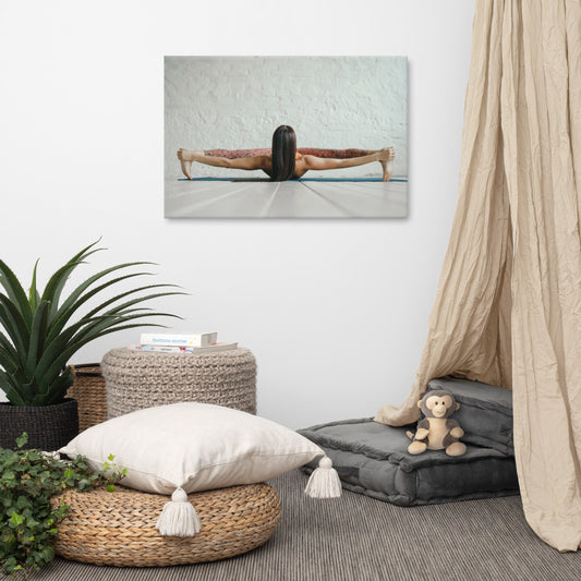 Yoga split Canvas