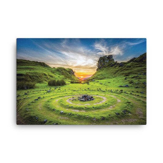 Grateful circle Canvas