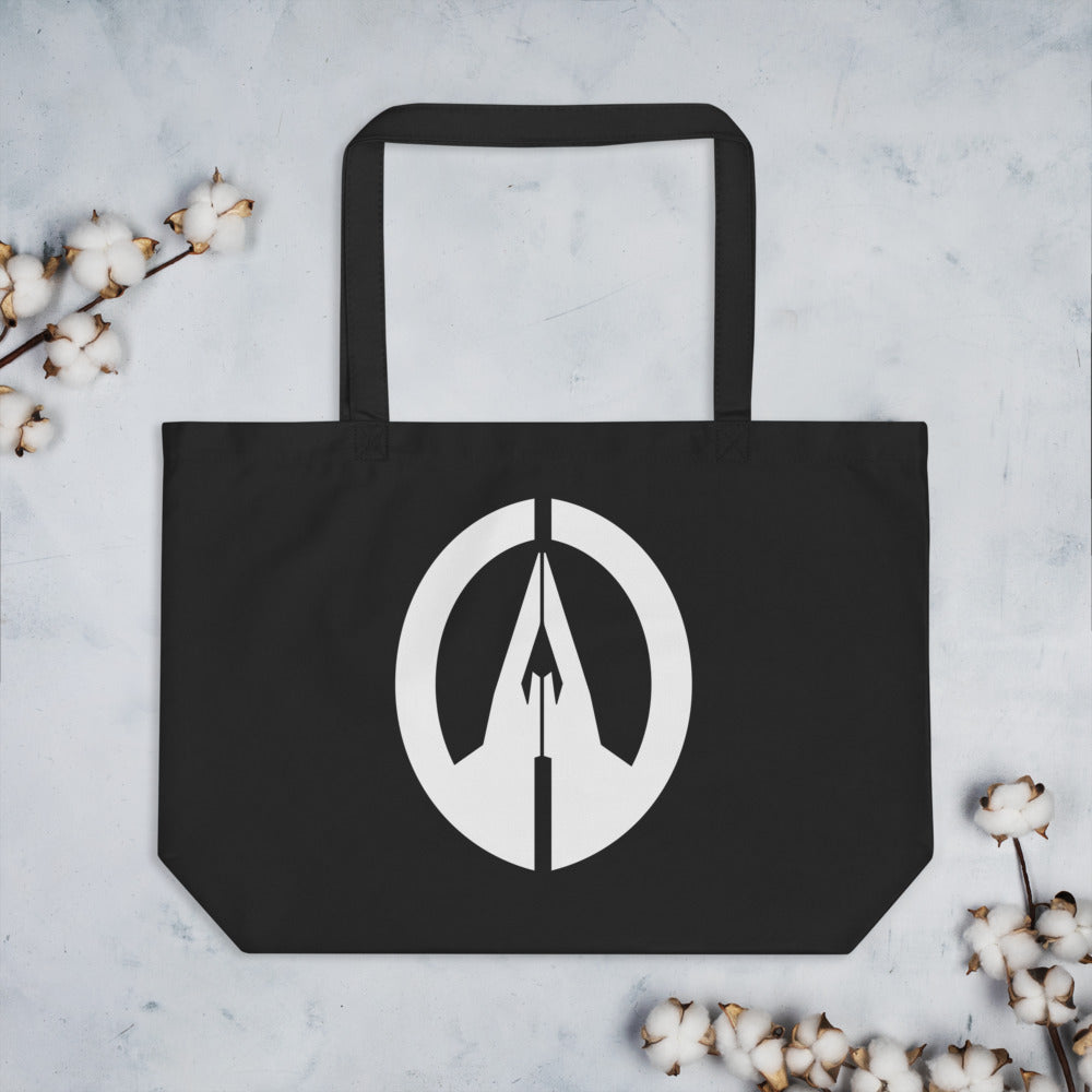 Large organic tote bag