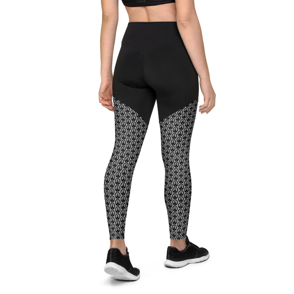 Sports Compression Leggings - GNegro