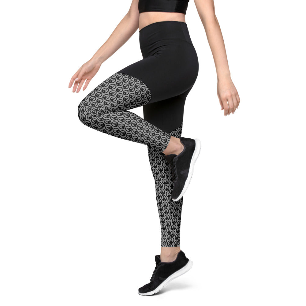 Sports Compression Leggings - GNegro