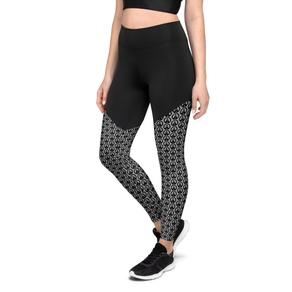 Sports Compression Leggings - GNegro